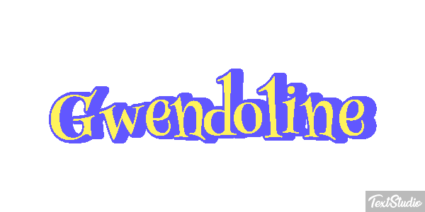 Gwendoline Tekst effect