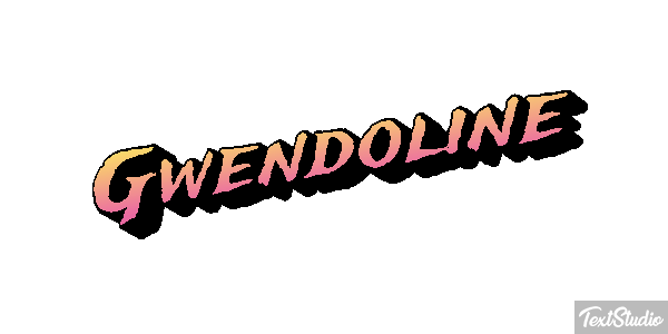 Gwendoline Tekst effect