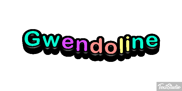 Gwendoline Tekst effect