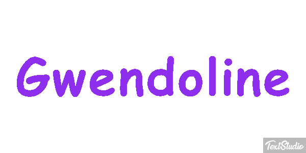 Gwendoline Tekst effect