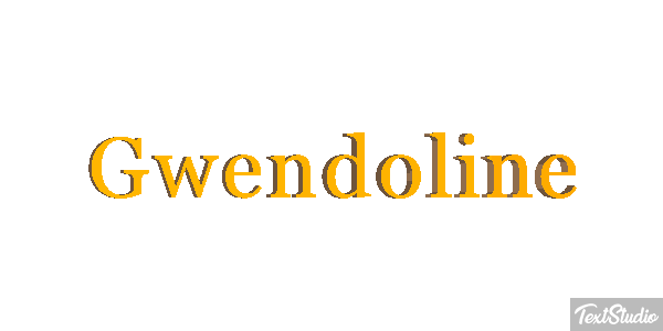 Gwendoline Tekst effect