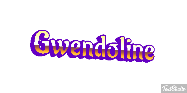 Gwendoline Tekst effect