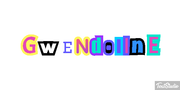 Gwendoline Tekst effect