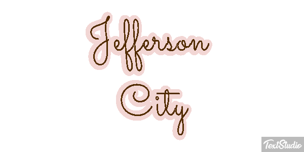 Jefferson City Efecto de texto