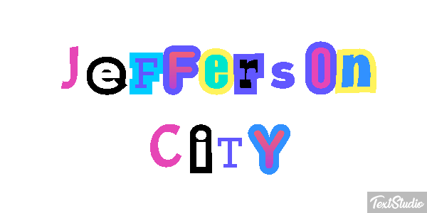 Jefferson City Efecto de texto