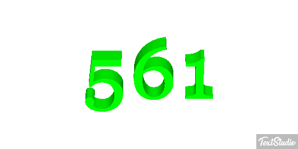561 Effet de texte