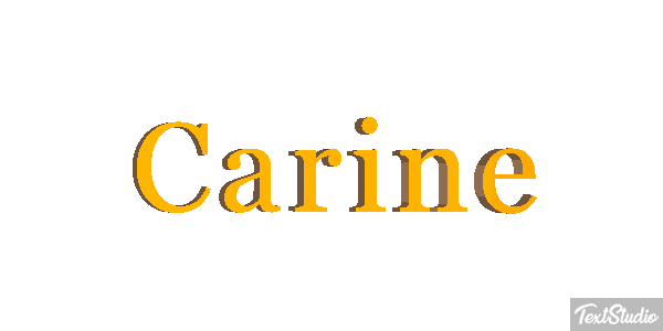 Carine Efecto de texto