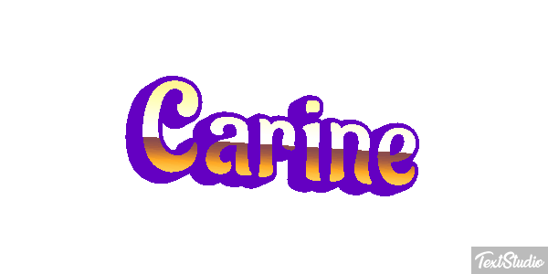 Carine Efecto de texto