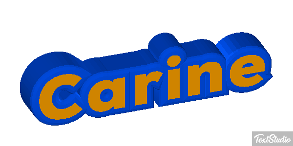 Carine Efecto de texto