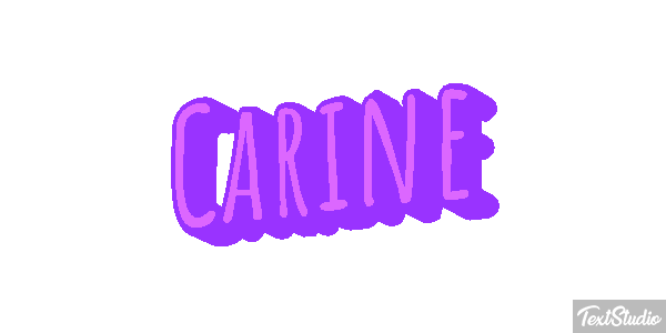 Carine Efecto de texto