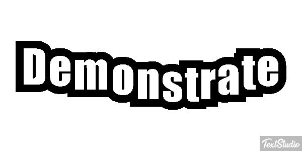Demonstrate Text effect