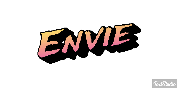 Envie Effet de texte