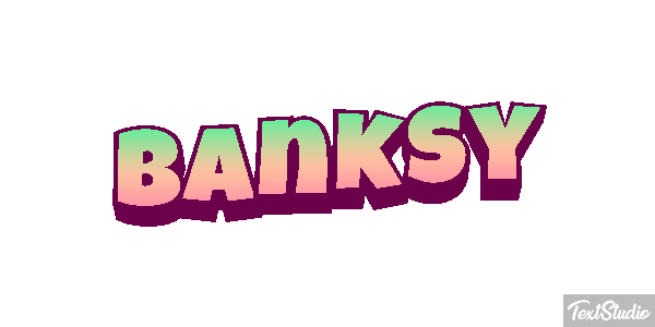 Banksy Efeito do texto