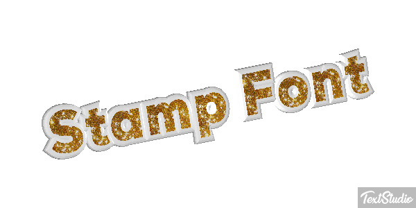 Stamp Font テキスト効果