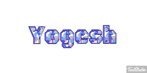 Yogesh Текстовый эффект