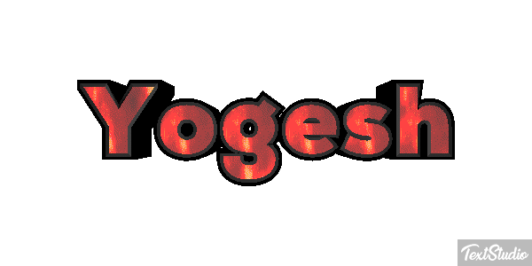 Yogesh Текстовый эффект