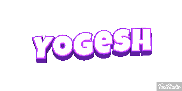 Yogesh Текстовый эффект