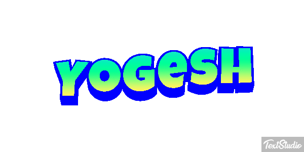 Yogesh Текстовый эффект
