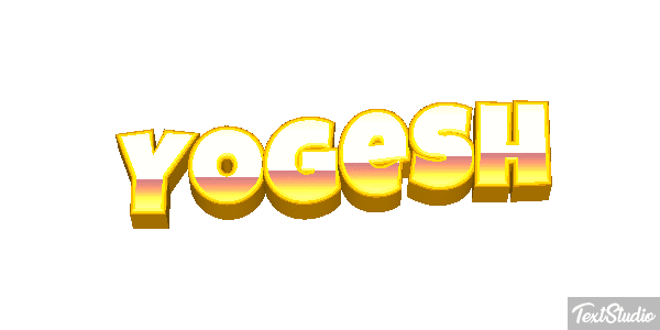 Yogesh Текстовый эффект