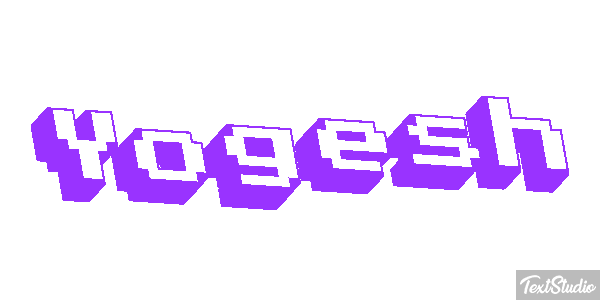 Yogesh Текстовый эффект