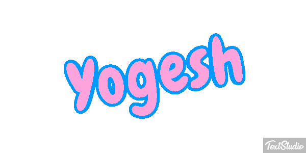 Yogesh Текстовый эффект