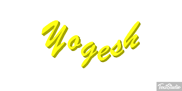 Yogesh Текстовый эффект