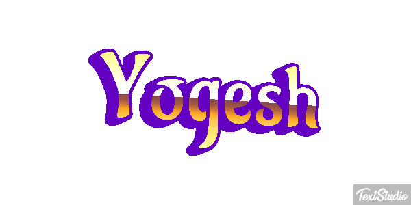 Yogesh Текстовый эффект