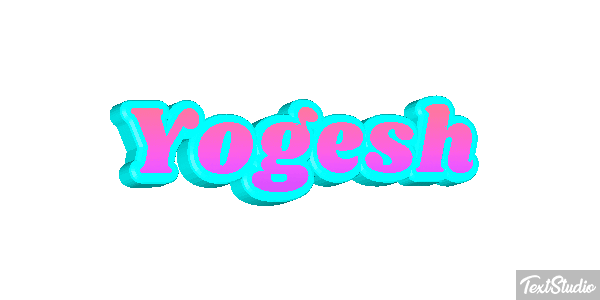 Yogesh Текстовый эффект