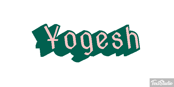 Yogesh Текстовый эффект