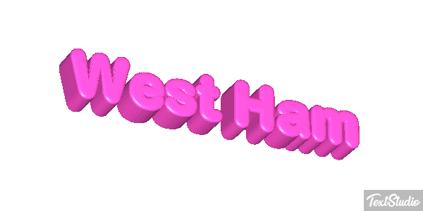 West Ham Text effect