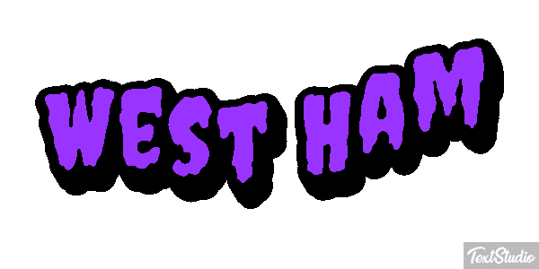 West Ham Text effect