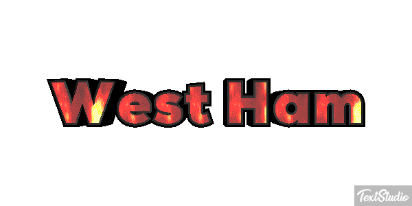 West Ham Text effect