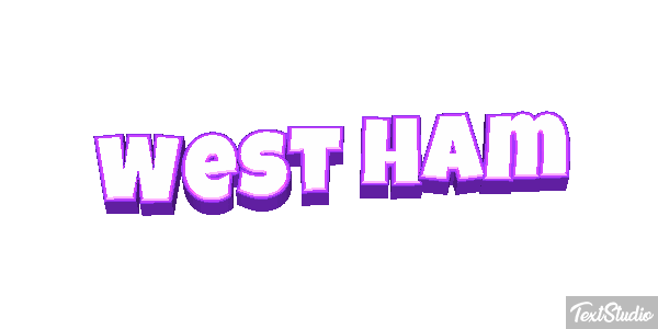 West Ham Text effect