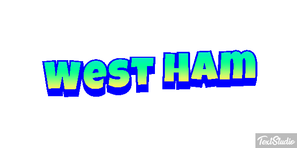 West Ham Text effect