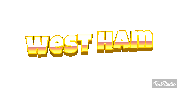 West Ham Text effect
