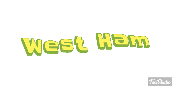West Ham Text effect