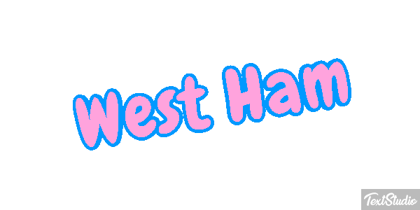 West Ham Text effect