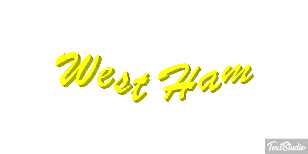 West Ham Text effect