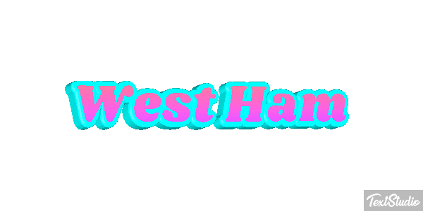 West Ham Text effect