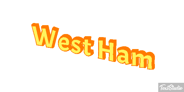 West Ham Text effect