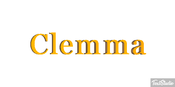 Clemma Efecto de texto