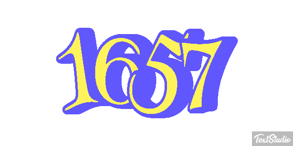 1657 Text effect