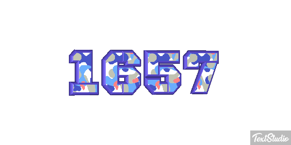 1657 Text effect