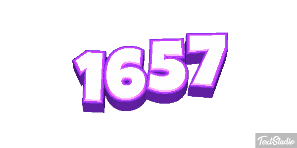 1657 Text effect