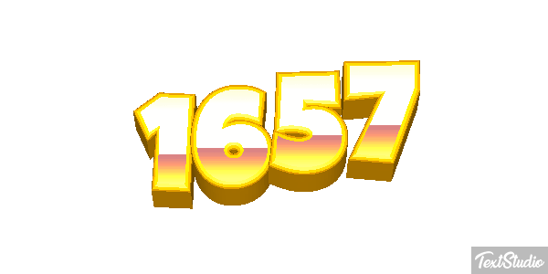 1657 Text effect