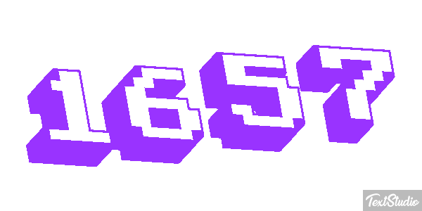 1657 Text effect
