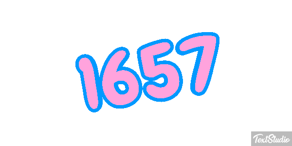 1657 Text effect