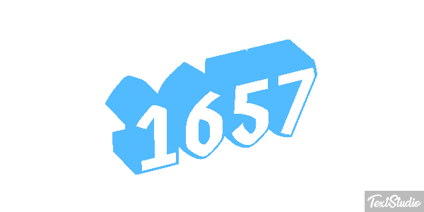 1657 Text effect
