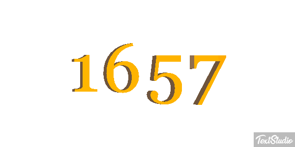 1657 Text effect