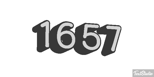 1657 Text effect